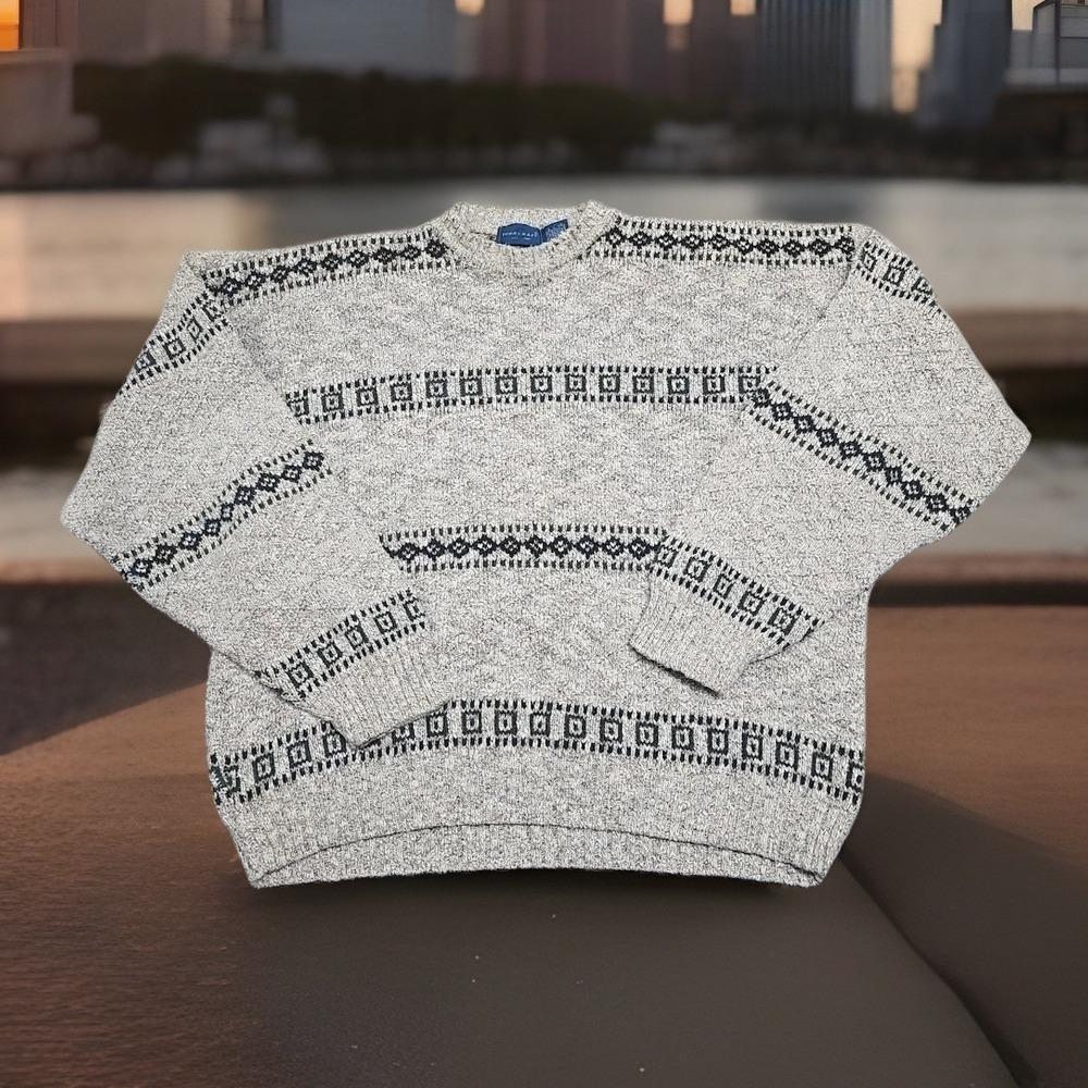 Vintage TownCraft Sweater Mens Size XL 90s Goblincore‎ Grandpa Crewneck